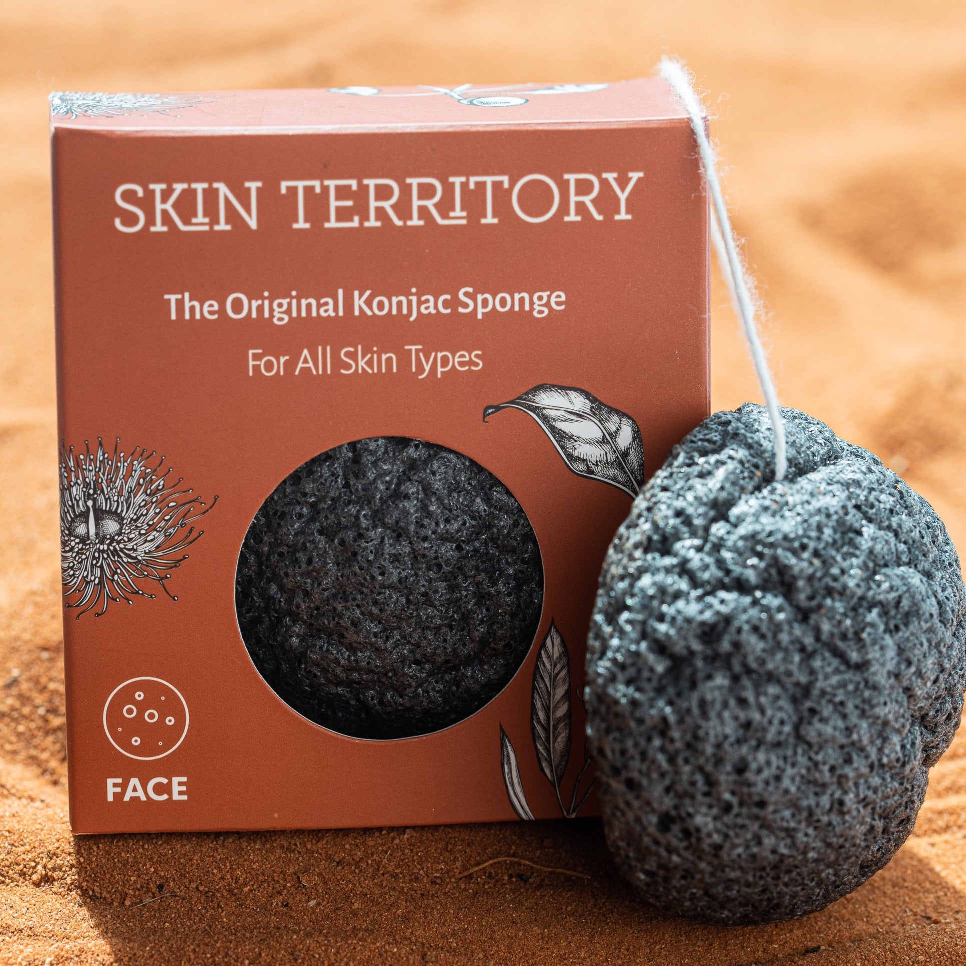 The Original Konjac Sponge | Exfoliating Tool | Skin Territory